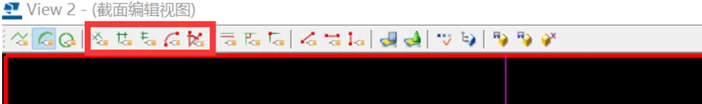 Dimensioning tools in Section Editor