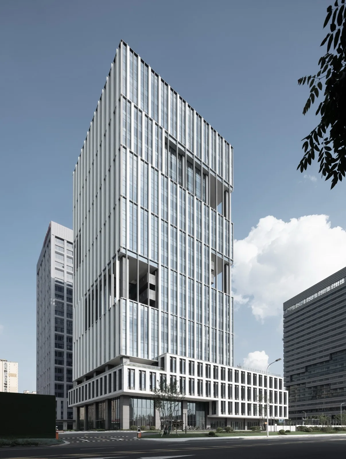 BIM Architecture | Decoding Garden style Headquarters Office: Greentown Building/Jianhe Architecture