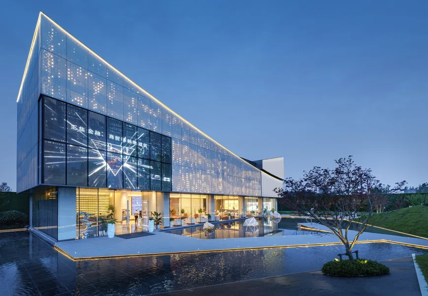 BIM architecture | center beam Zhengrong Qinghe Daguan/Shanghai Huace Architectural Design Firm Co., Ltd. Building No.2