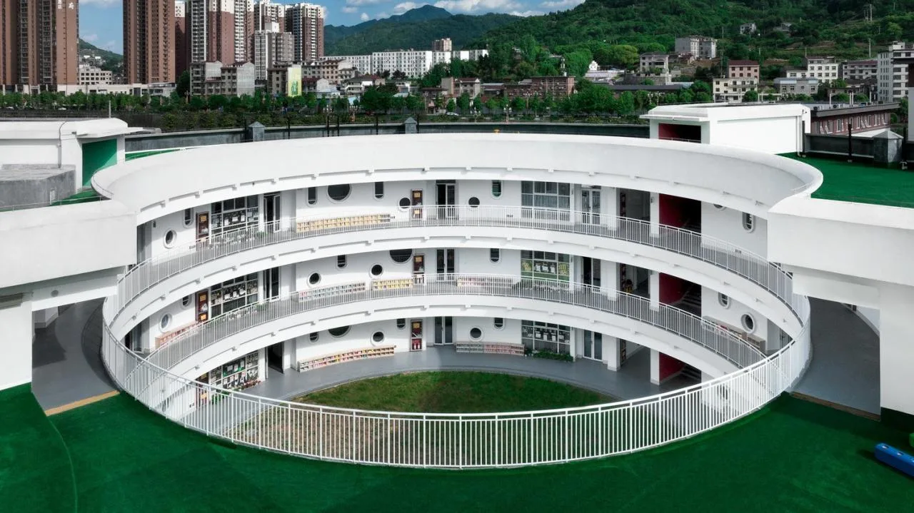 BIM Architecture | China's Most Beautiful Kindergarten in County: Pingli County Third Kindergarten/Dika Architectural Design Center