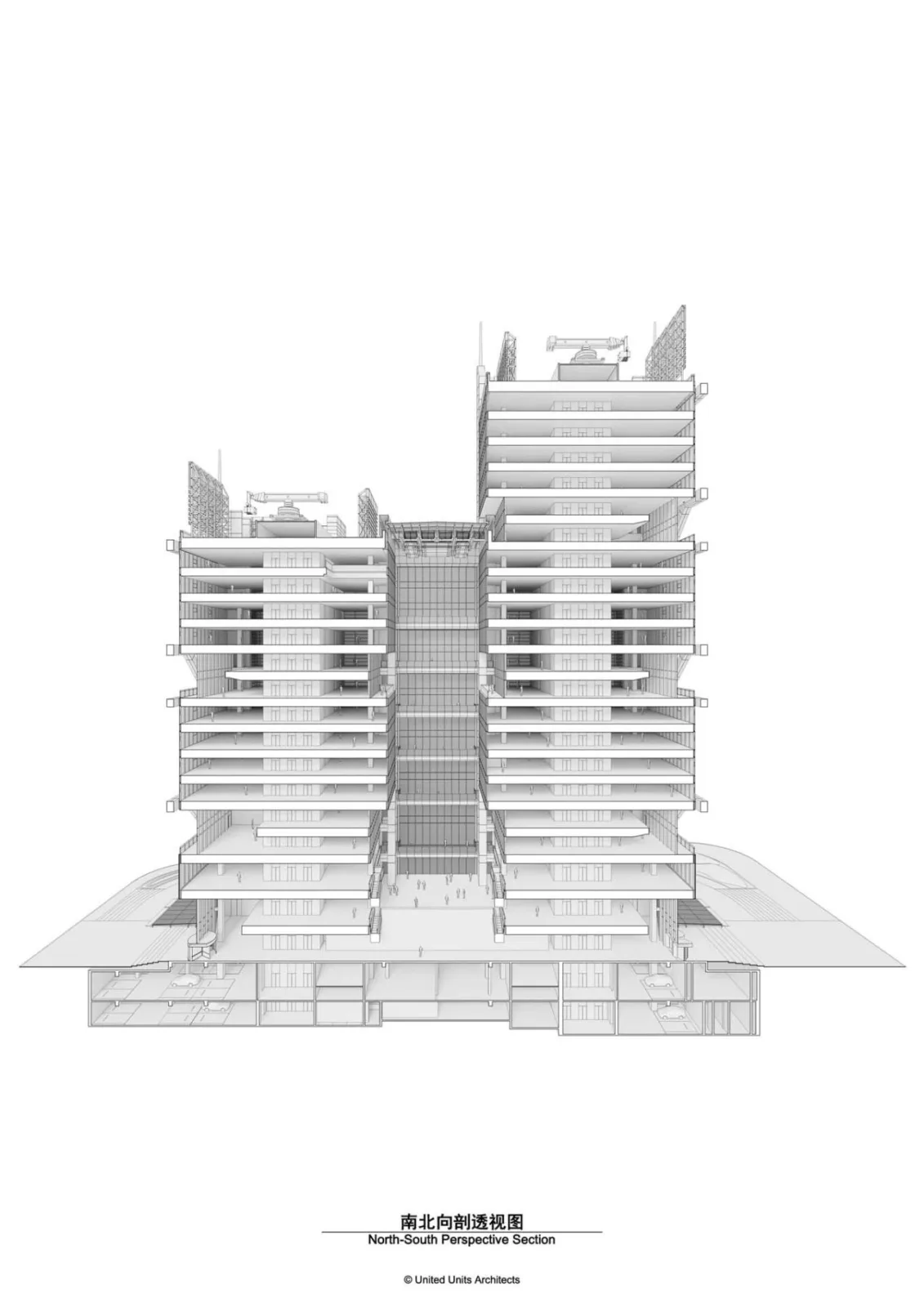 BIM Architecture | Shuangqing Building: Ruifeng Digital Financial Center/UUA Architectural Firm
