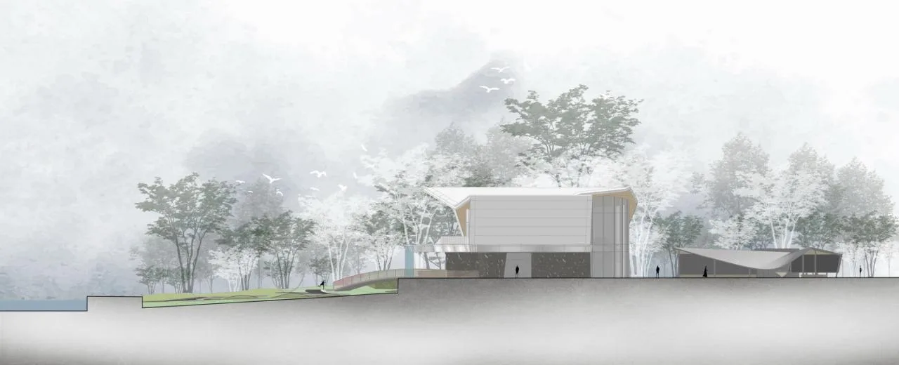 BIM Architecture | Floating Art Residence Boat Mooring in Yanzhu: Chengdu's First Open Golden Land • Luming North Lake/Chengzhi Design