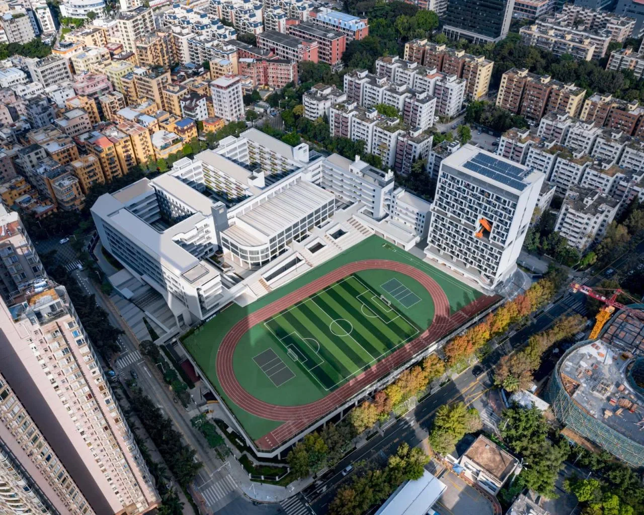 BIM Architecture | Link and Reshaping: Shenzhen Nanshan Qilin Middle School Renovation and Expansion Project/Yuanben Studio