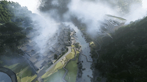 BIM Architecture | Haihua Pujiang Yuexili Resort Hotel/Meng Fanhao Line+Architectural Firm