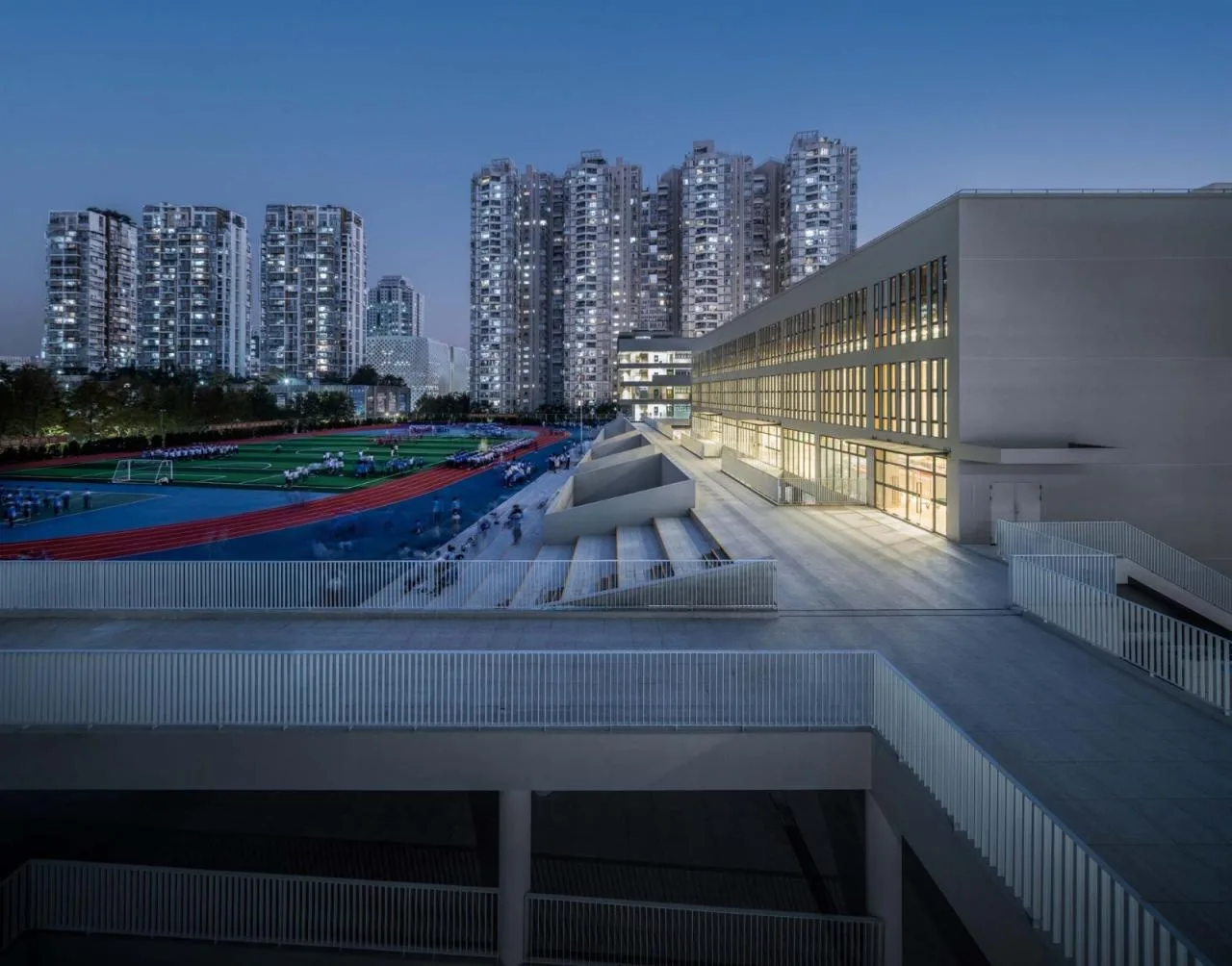 BIM Architecture | Link and Reshaping: Shenzhen Nanshan Qilin Middle School Renovation and Expansion Project/Yuanben Studio