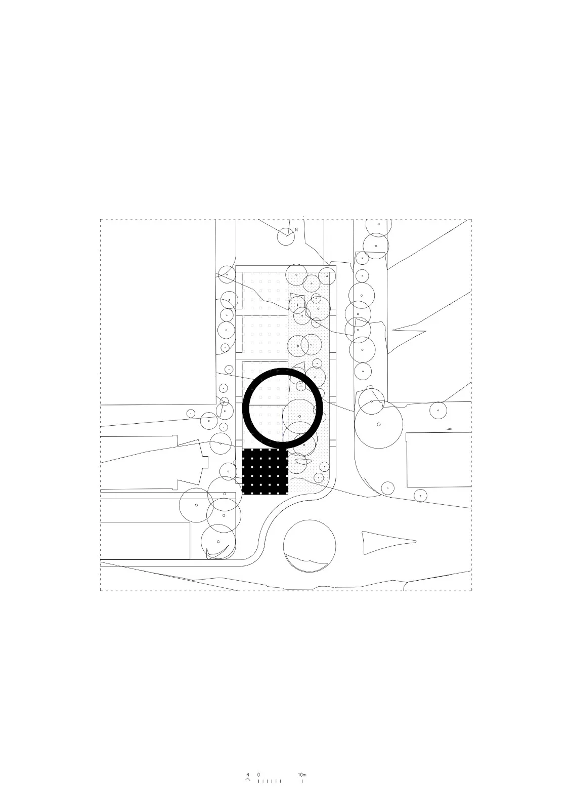 BIM Architecture | Only Structure, Unnamed Works/Pezo von Ellrichshausen General Layout Plan