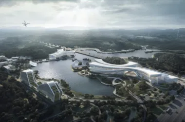 BIM Architecture: Blending Nature and Design at Meishan East New City’s Three Centers and One Base-BIM WORLD