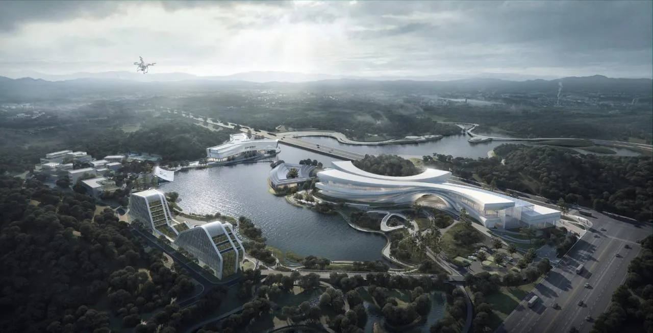 BIM Architecture | Integrating Architecture with Nature: Meishan East New City Three Centers and One Base/Mainland Architectural Design