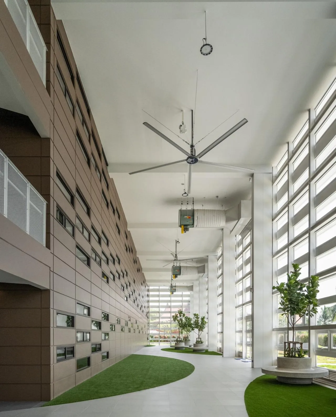 BIM Architecture | Fan shaped Unfolding, SISB/Plan Architect for Thonburi Campus in Thailand