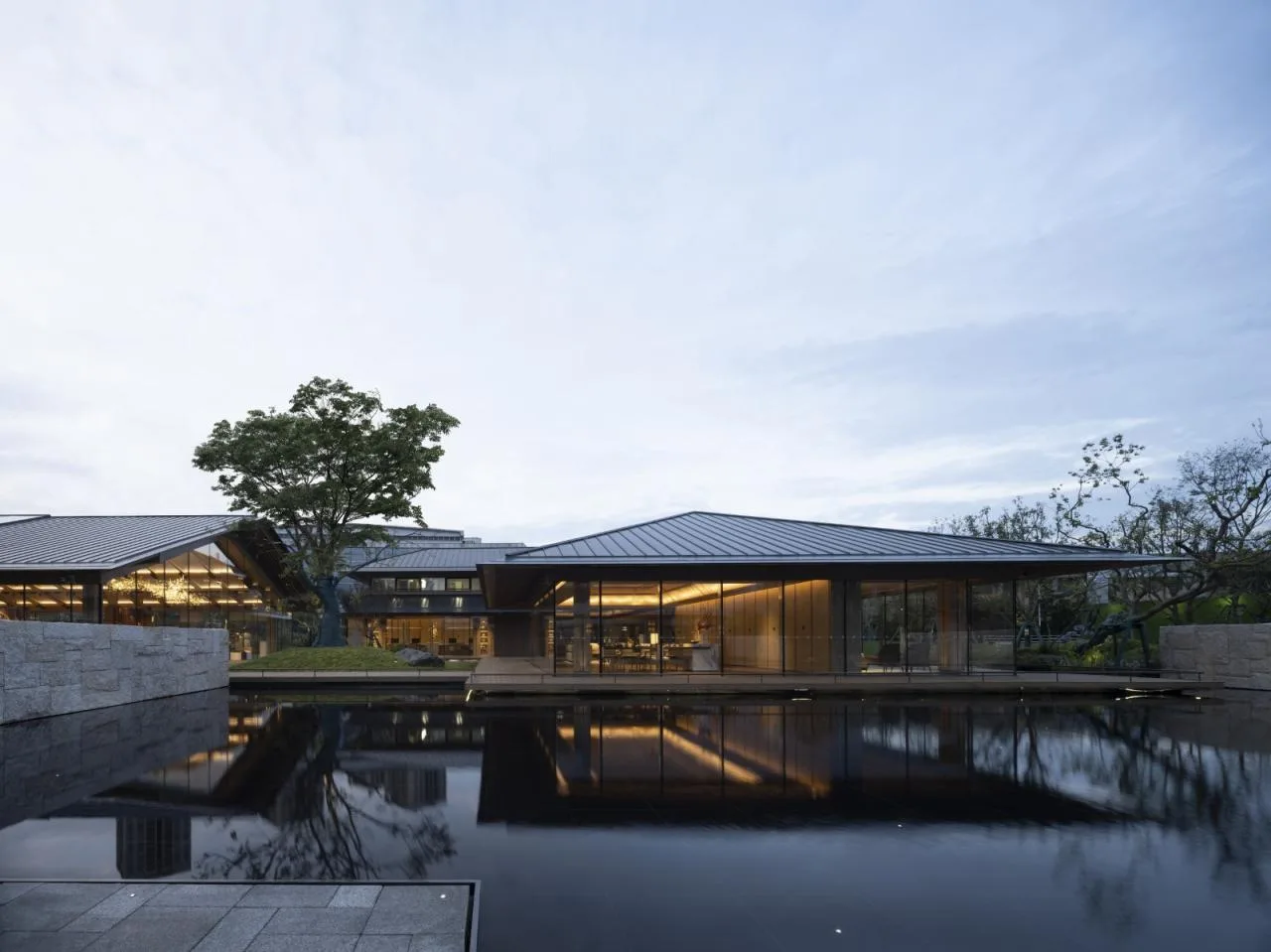 BIM Architecture | Kunming Caohai Wenxing Building Park Project/XAA Architecture Firm Zhan Tao Studio