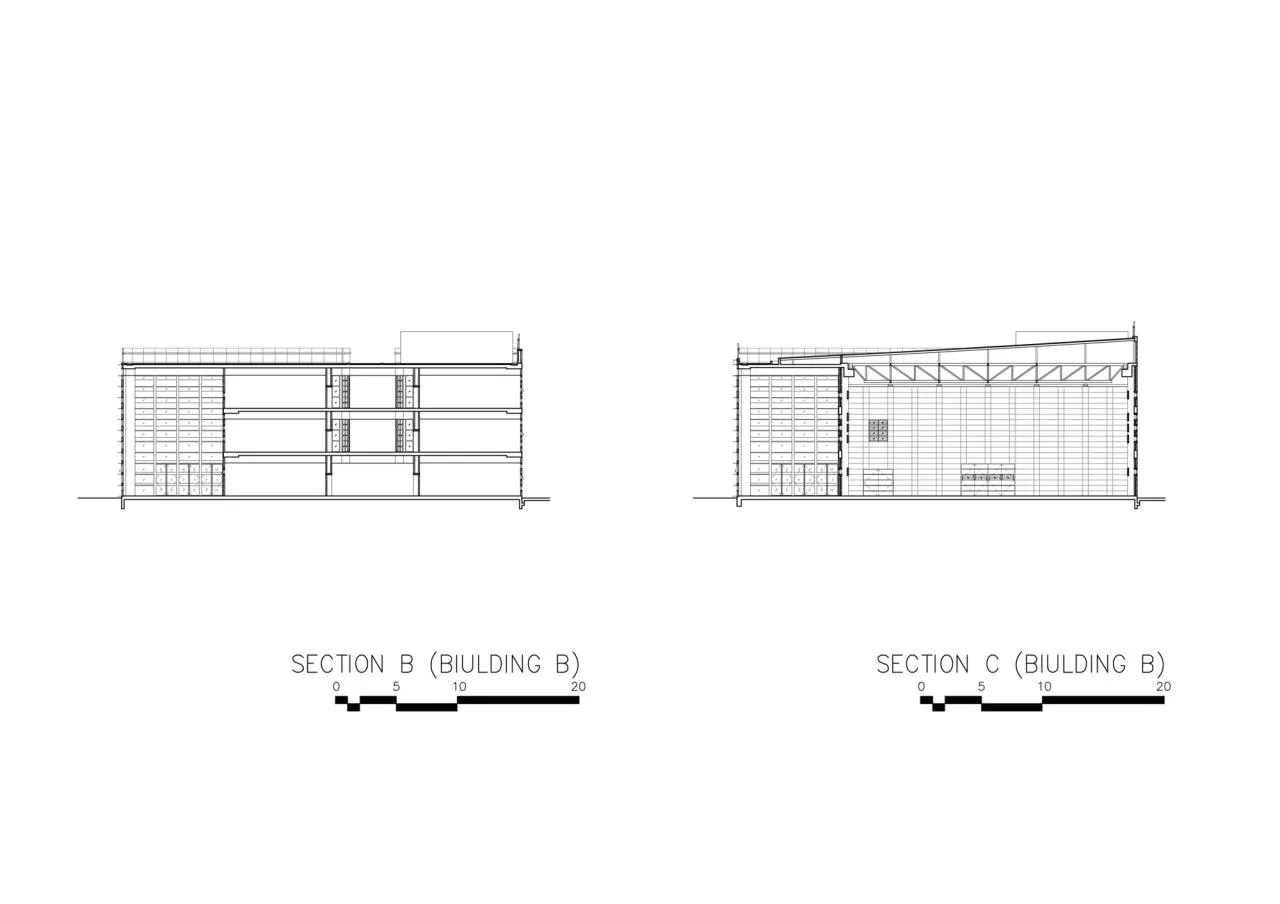 BIM Architecture | Fan shaped Unfolding, SISB/Plan Architect for Thonburi Campus in Thailand