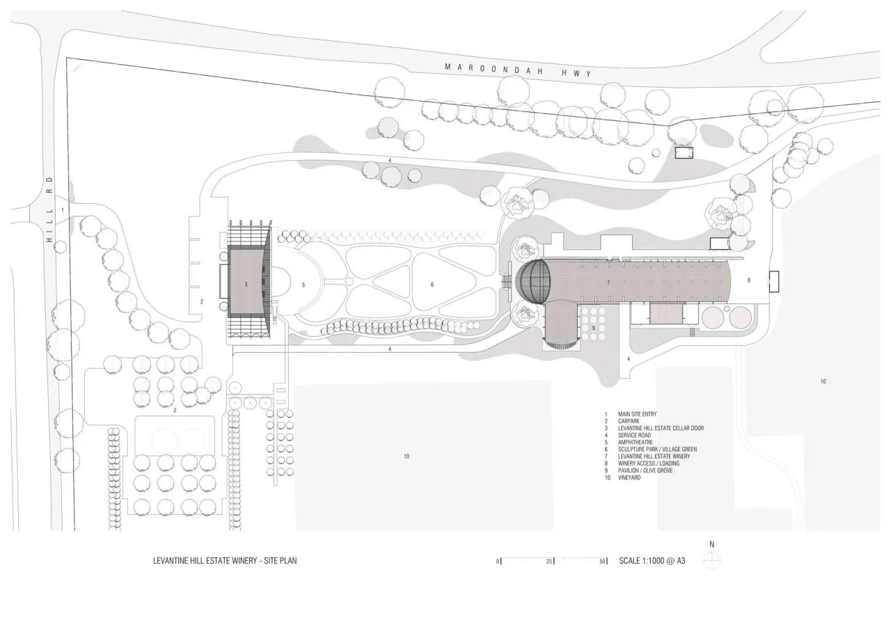 BIM Architecture | Levantine Hill Estate Winery/Fender Katsalidis Architects