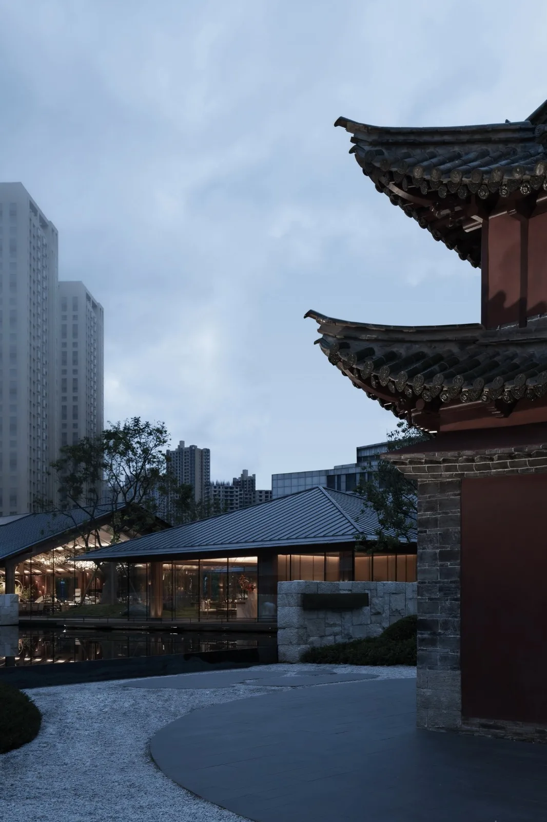 BIM Architecture | Kunming Caohai Wenxing Building Park Project/XAA Architecture Firm Zhan Tao Studio