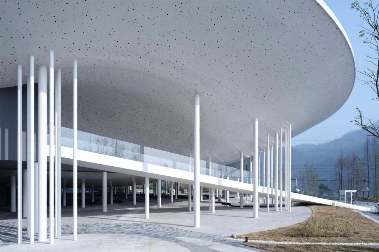 BIM architecture | Horizontal gimbal/small hidden building