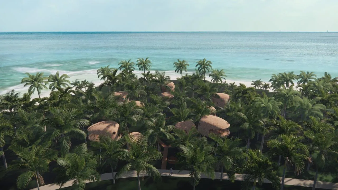 BIM Architecture | Jungle Tree House: Dreaming of Palm Leaves by the Caribbean Sea/Starry Architecture Studio