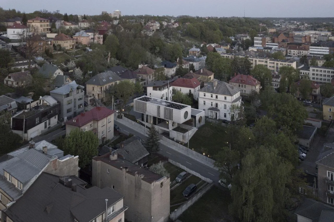 BIM Architecture | Modernist Concrete Housing, Kaunas House/Architectural Bureau G. Natkevicius&  Partners