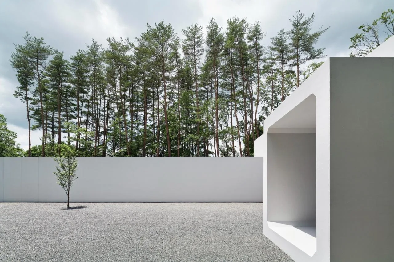 BIM Architecture | Japan Nagano Minimalist Hotel Culvert, Prefabricated Concrete Tunnel/Nendo
