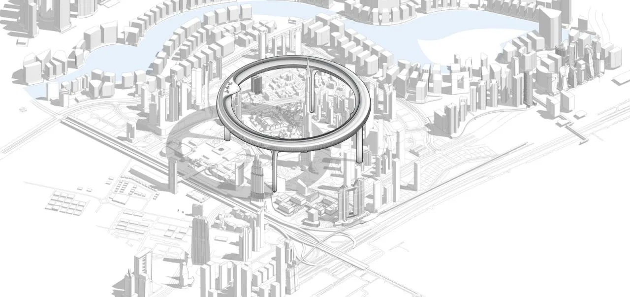 BIM Architecture | Urban Center Circle: Around the World's tallest skyscraper/ZNera Space