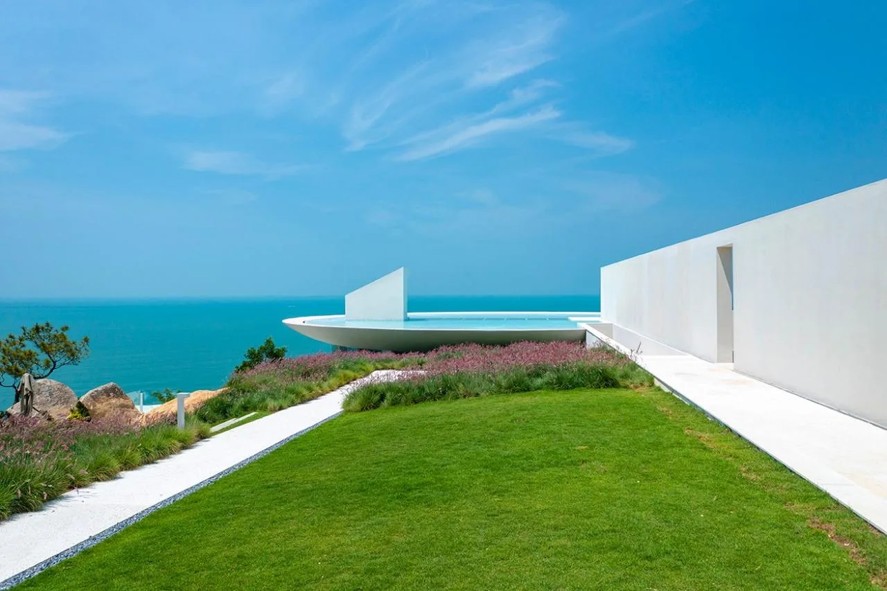 BIM Architecture | Seaside Bookstore on the Cliff: Huizhou Shuangyue Bay Yidrip Water Library/Sanwen Architecture