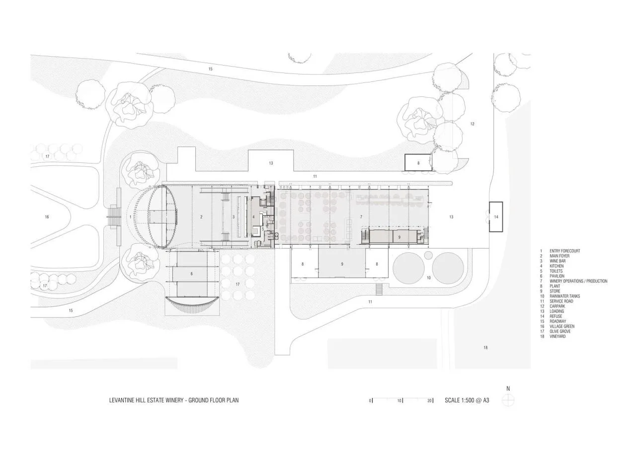BIM Architecture | Levantine Hill Estate Winery/Fender Katsalidis Architects