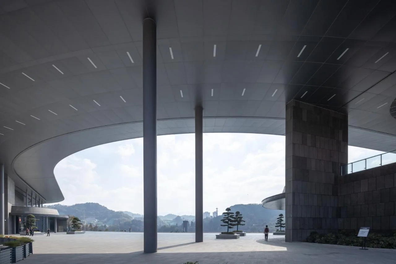 BIM Architecture | Jiande City Cultural Complex: Civic Space with Dialogue between Mountains and Rivers/GOA Works