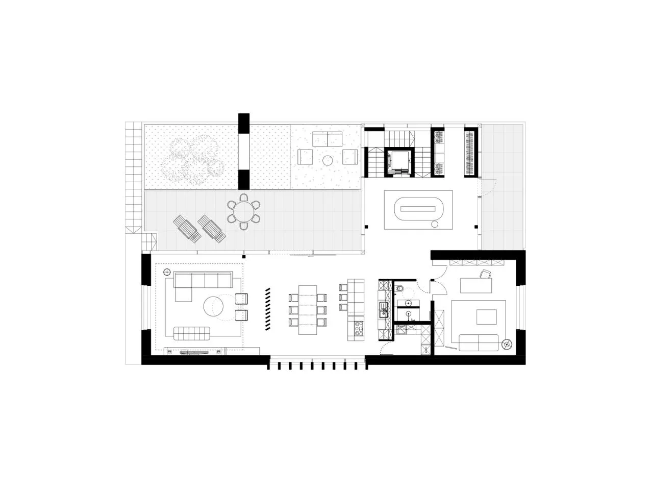 BIM Architecture | Modernist Concrete Housing, Kaunas House/Architectural Bureau G. Natkevicius&  Partners