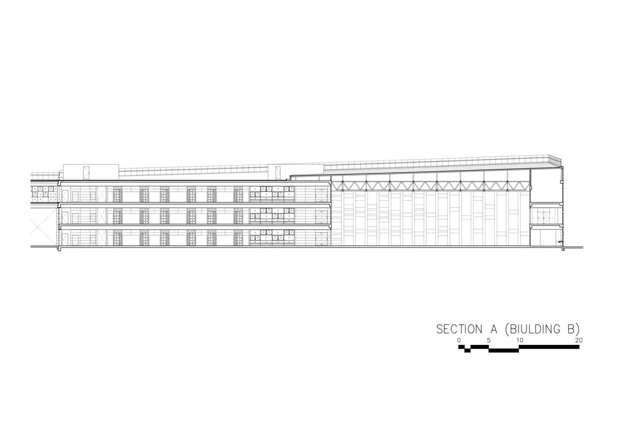 BIM Architecture | Fan shaped Unfolding, SISB/Plan Architect for Thonburi Campus in Thailand