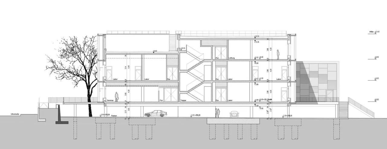 BIM Architecture | Sustainable Chemistry Building at Technical University of Munich/Schuster Pechteld Schmidt Architekten