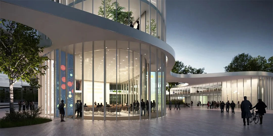 BIM Architecture | Industrial Zone Transforms into Green Campus: New Headquarters of Rome Third University/MCA Architecture Firm