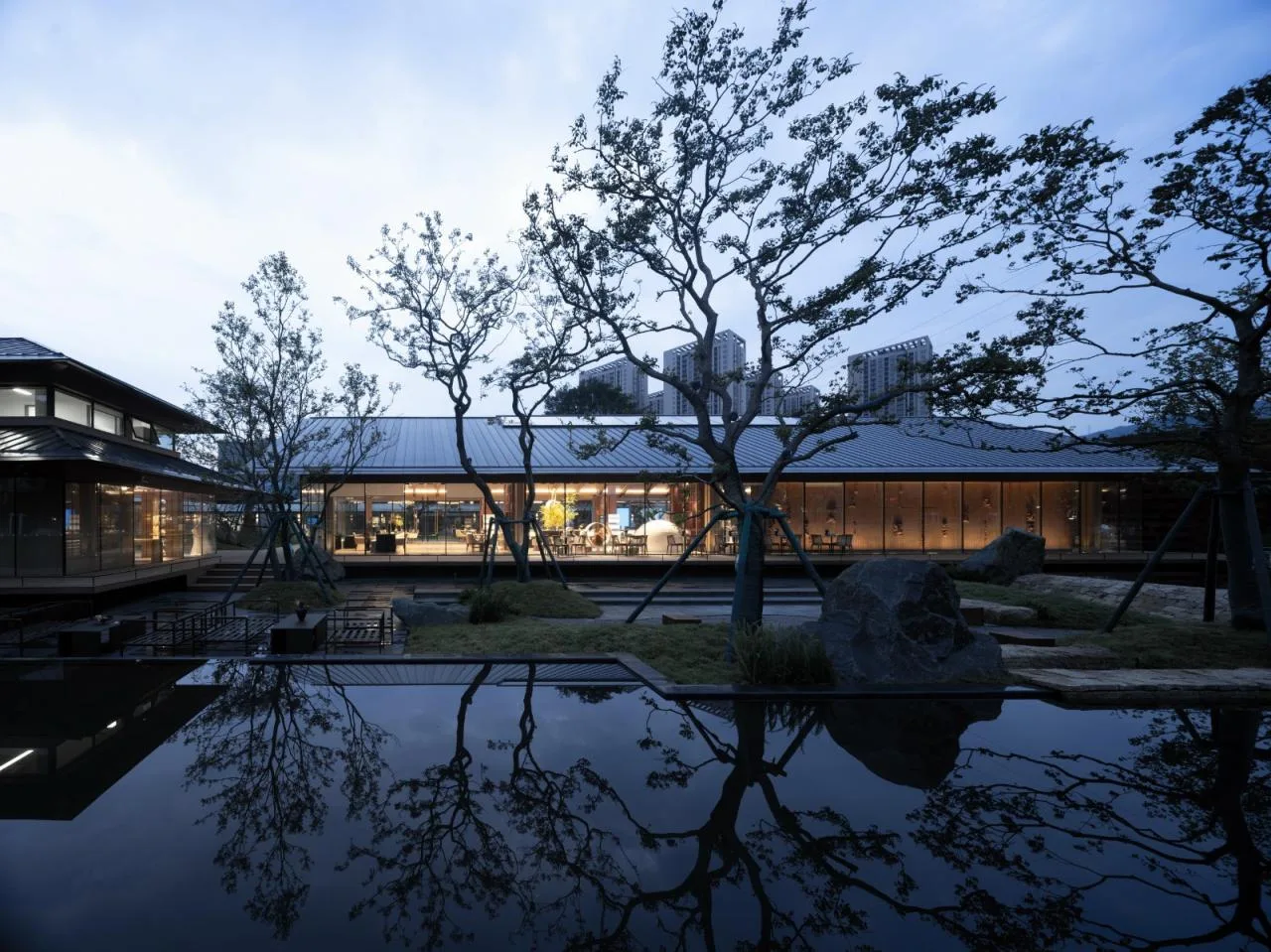 BIM Architecture | Kunming Caohai Wenxing Building Park Project/XAA Architecture Firm Zhan Tao Studio