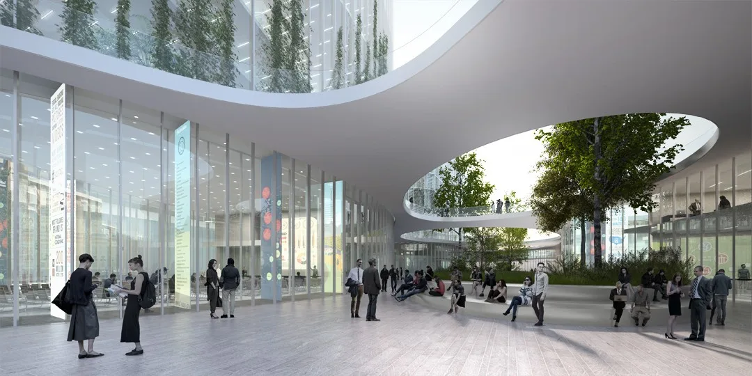 BIM Architecture | Industrial Zone Transforms into Green Campus: New Headquarters of Rome Third University/MCA Architecture Firm