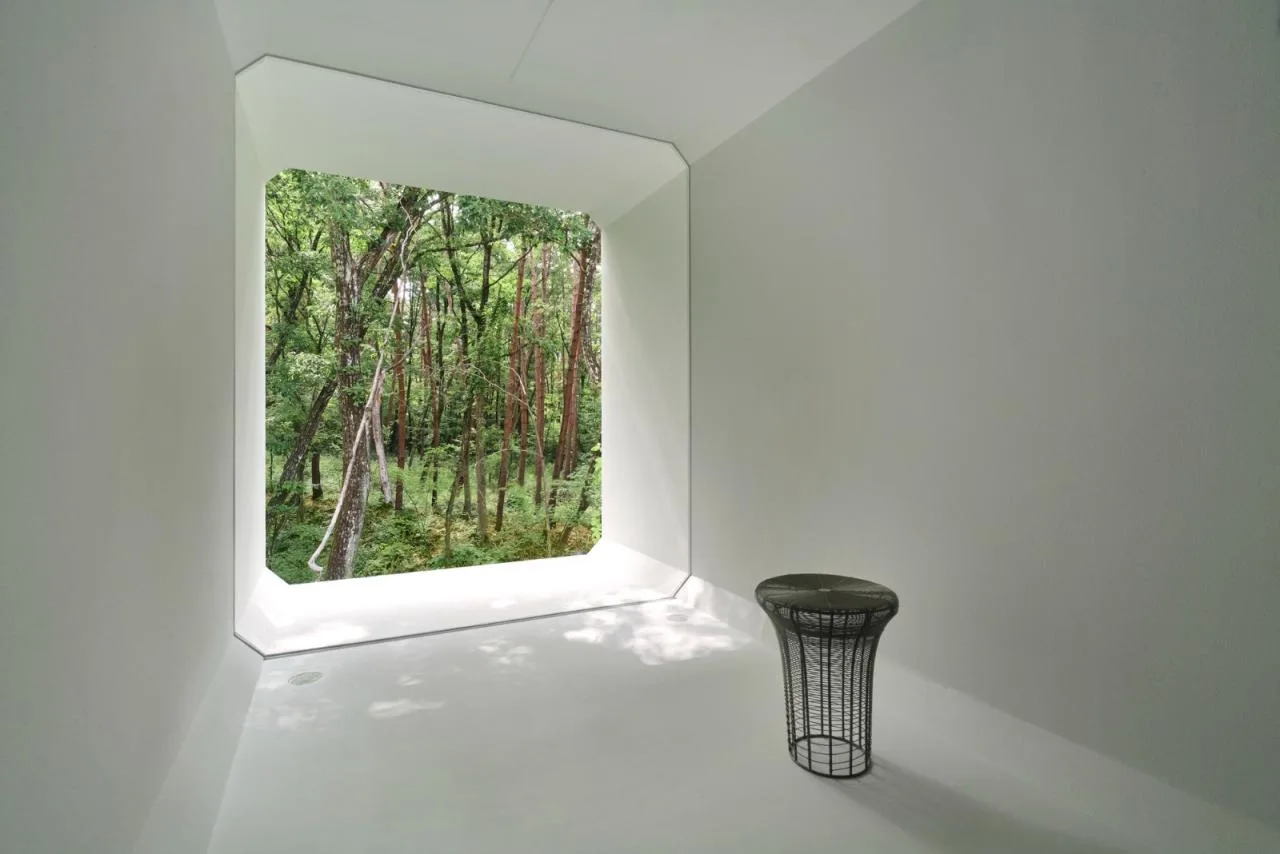 BIM Architecture | Japan Nagano Minimalist Hotel Culvert, Prefabricated Concrete Tunnel/Nendo
