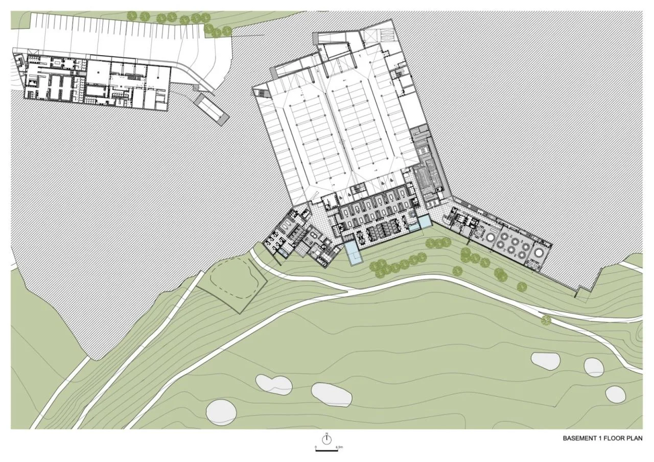 BIM Architecture | Taifeng Golf Club Jiaqing Hall/Á lvaro Siza Vieira+Carlos Castanheira