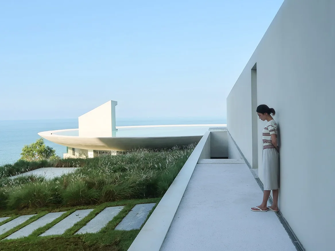 BIM Architecture | Seaside Bookstore on the Cliff: Huizhou Shuangyue Bay Yidrip Water Library/Sanwen Architecture