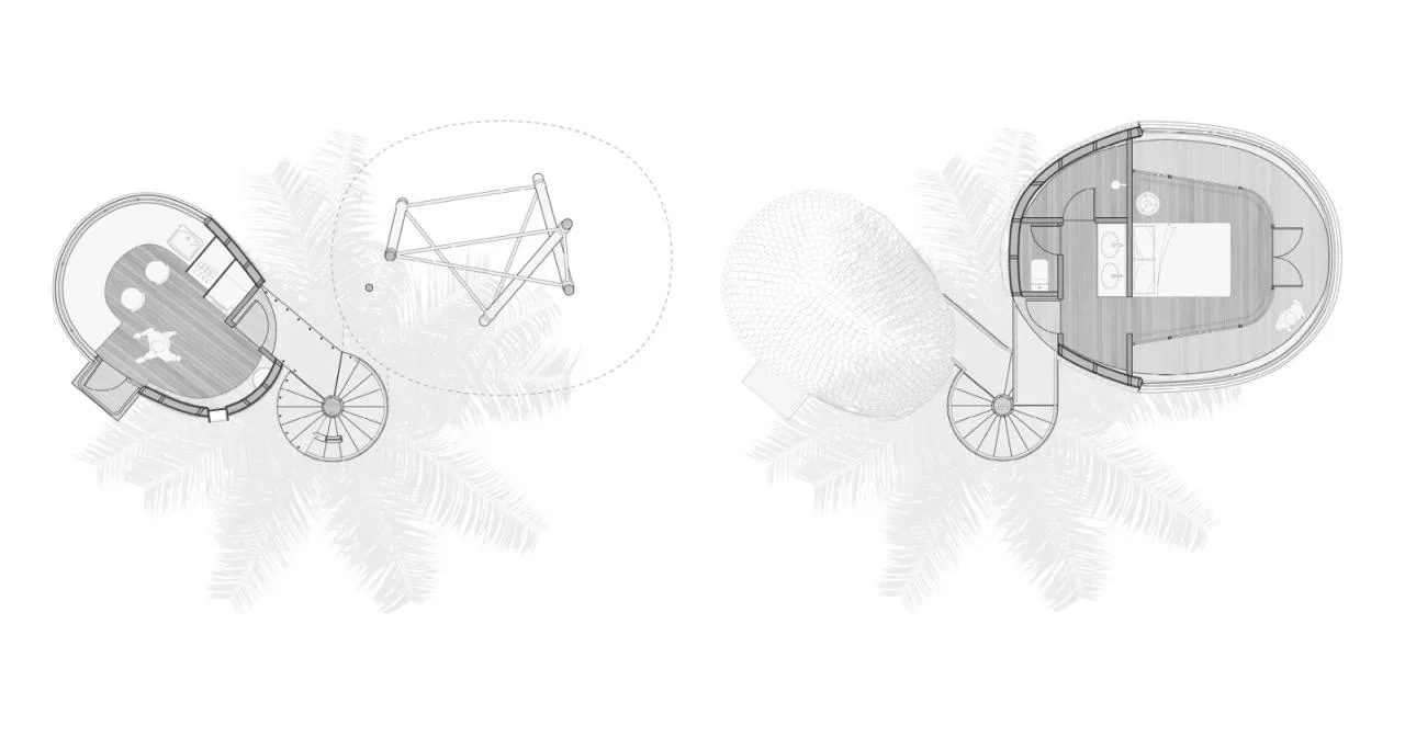BIM Architecture | Jungle Tree House: Dreaming of Palm Leaves by the Caribbean Sea/Starry Architecture Studio