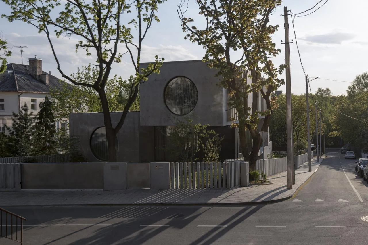 BIM Architecture | Modernist Concrete Housing, Kaunas House/Architectural Bureau G. Natkevicius&  Partners
