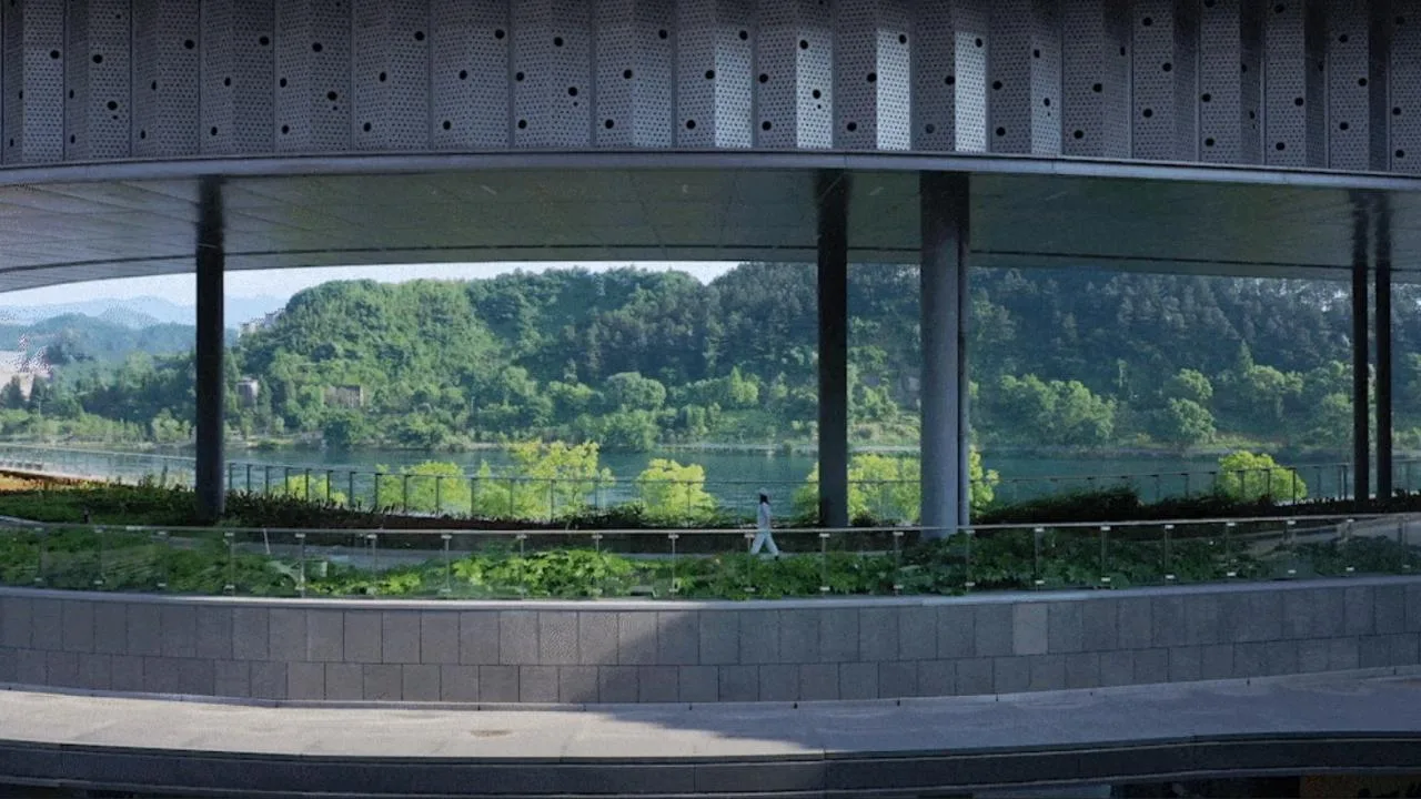 BIM Architecture | Jiande City Cultural Complex: Civic Space with Dialogue between Mountains and Rivers/GOA Works