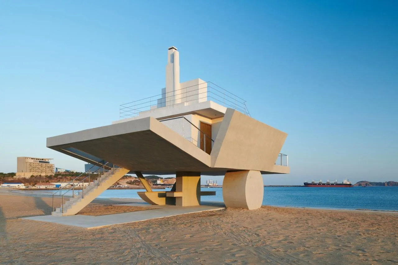 BIM Architecture | Seaside Floating Pavilion/Trace · Architectural Firm (TAO)
