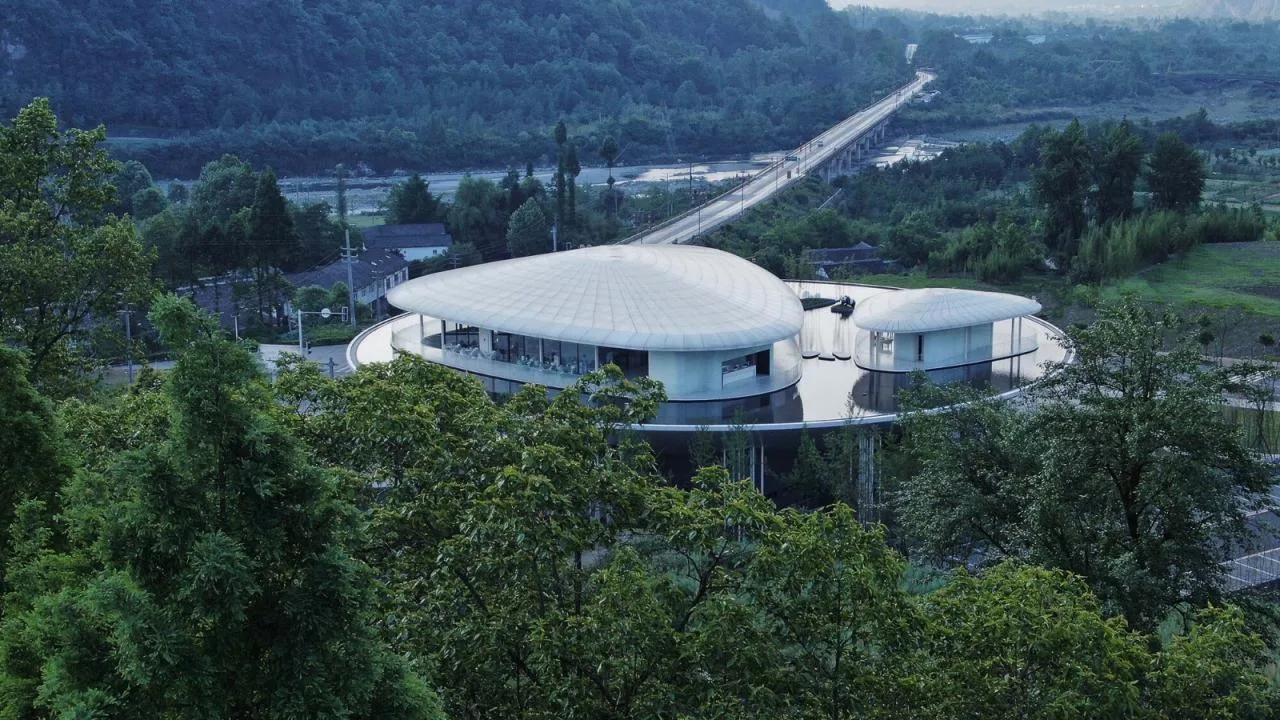 BIM architecture | Horizontal gimbal/small hidden building