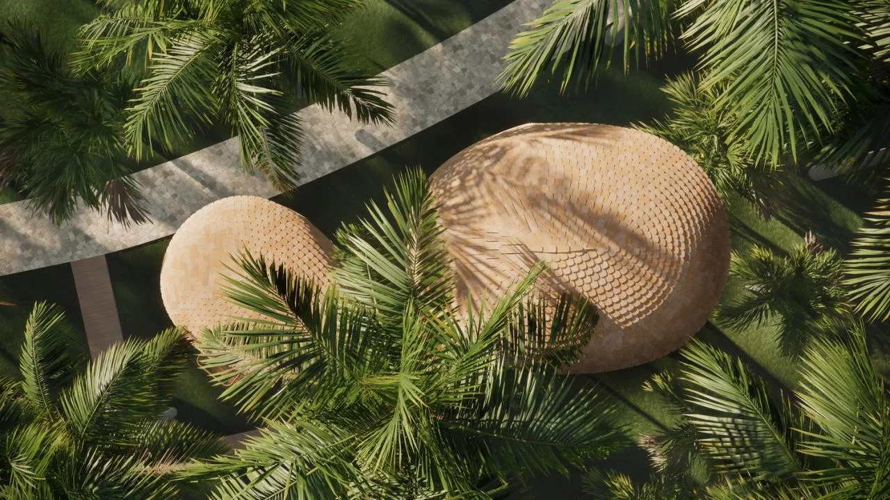 BIM Architecture | Jungle Tree House: Dreaming of Palm Leaves by the Caribbean Sea/Starry Architecture Studio
