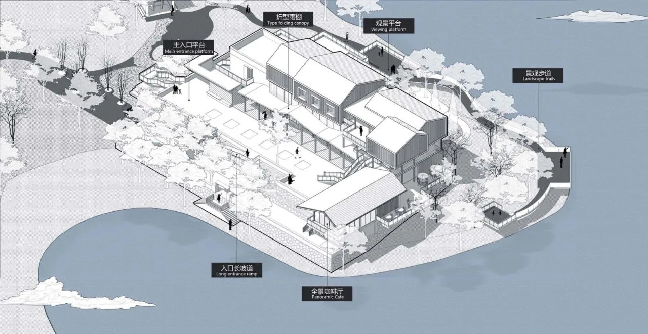 BIM Architecture | Mingyue Lake Shajin Primary School Renovation/Chongqing Yueji Architectural Design Firm