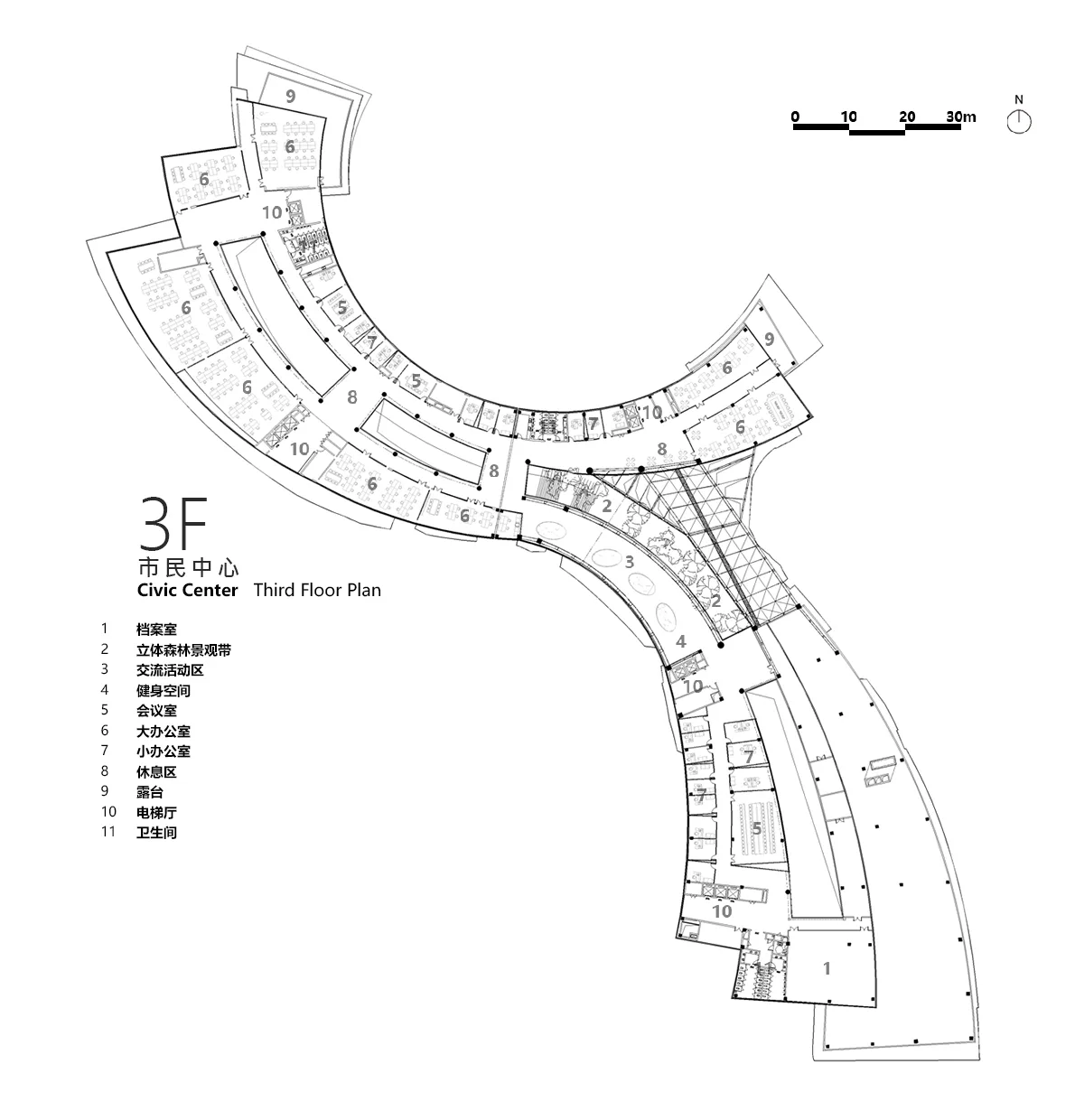 BIM Architecture | Integrating Architecture with Nature: Meishan East New City Three Centers and One Base/Mainland Architectural Design