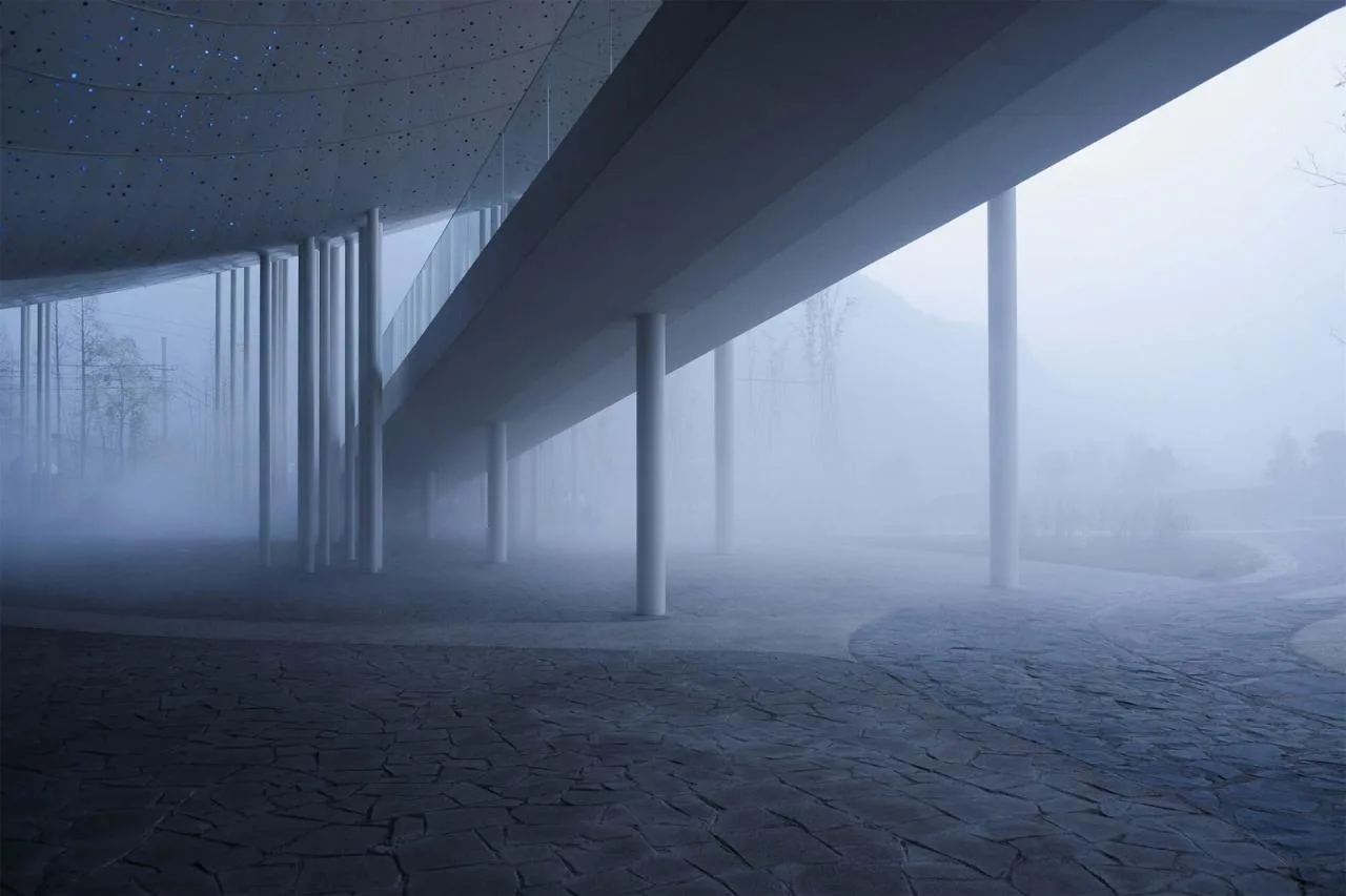 BIM architecture | Horizontal gimbal/small hidden building