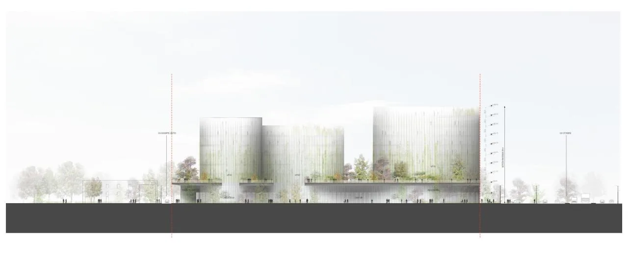 BIM Architecture | Industrial Zone Transforms into Green Campus: New Headquarters of Rome Third University/MCA Architecture Firm