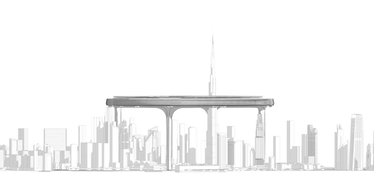 BIM Architecture | Urban Center Circle: Around the World's tallest skyscraper/ZNera Space