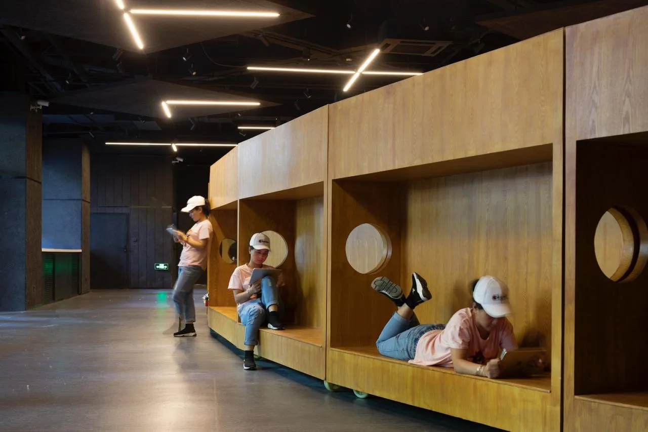 BIM Architecture | Cells and Components: Peking University New Sun Theater Stand Installation/Front Architecture FEI Architects