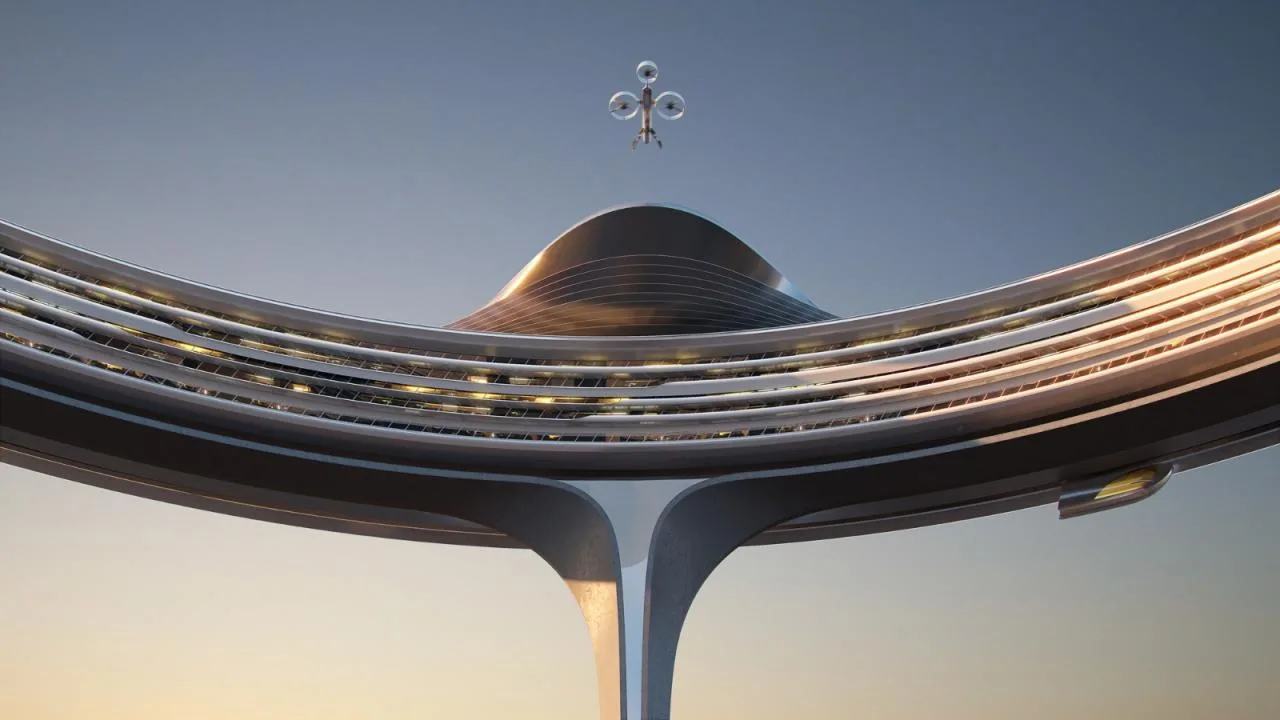 BIM Architecture | Urban Center Circle: Around the World's tallest skyscraper/ZNera Space