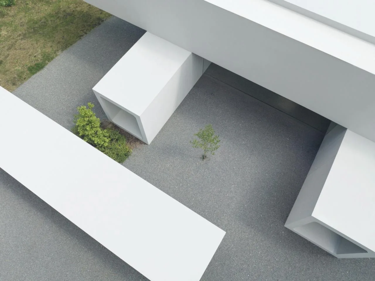 BIM Architecture | Japan Nagano Minimalist Hotel Culvert, Prefabricated Concrete Tunnel/Nendo