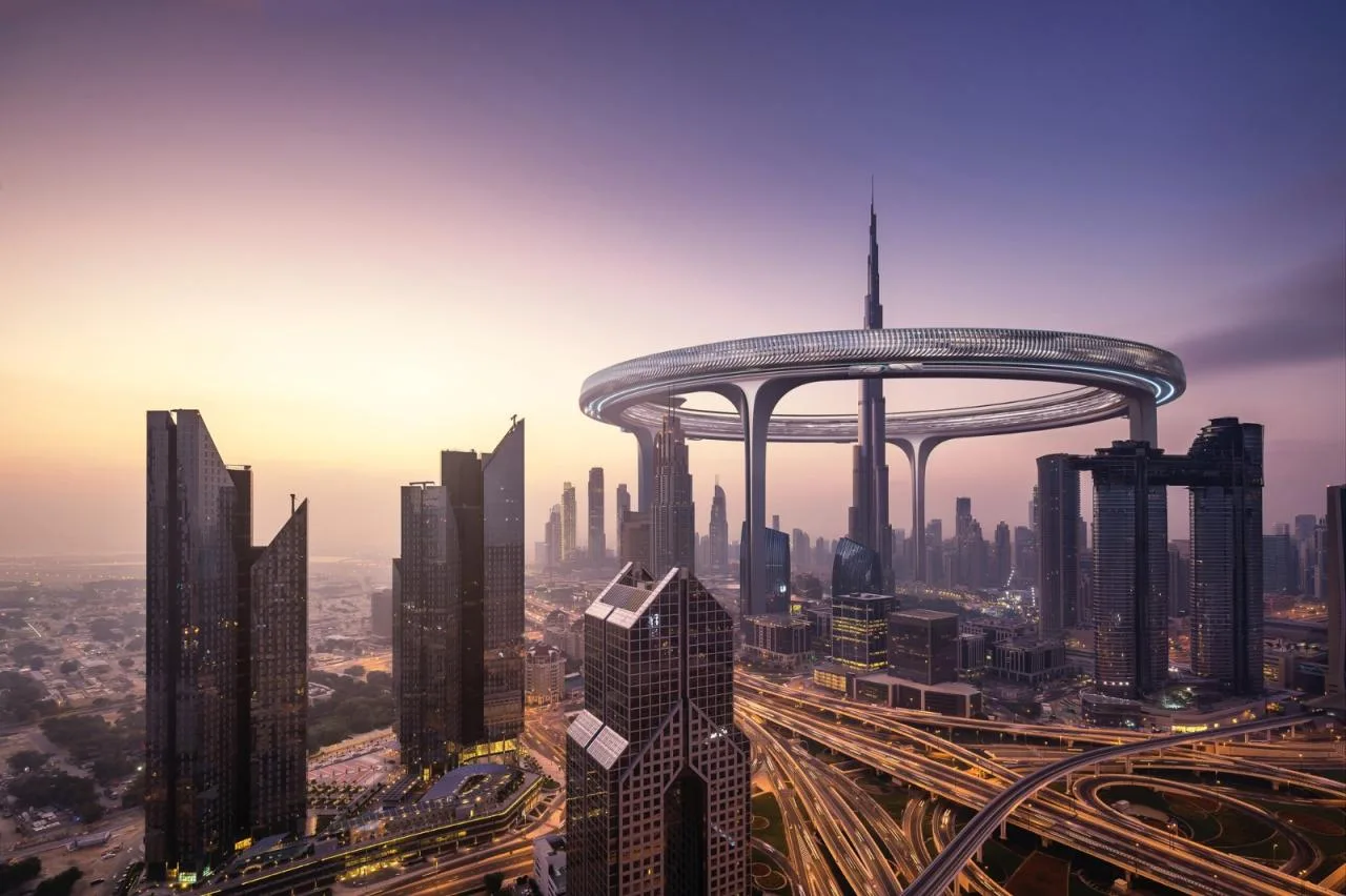 BIM Architecture | Urban Center Circle: Around the World's tallest skyscraper/ZNera Space