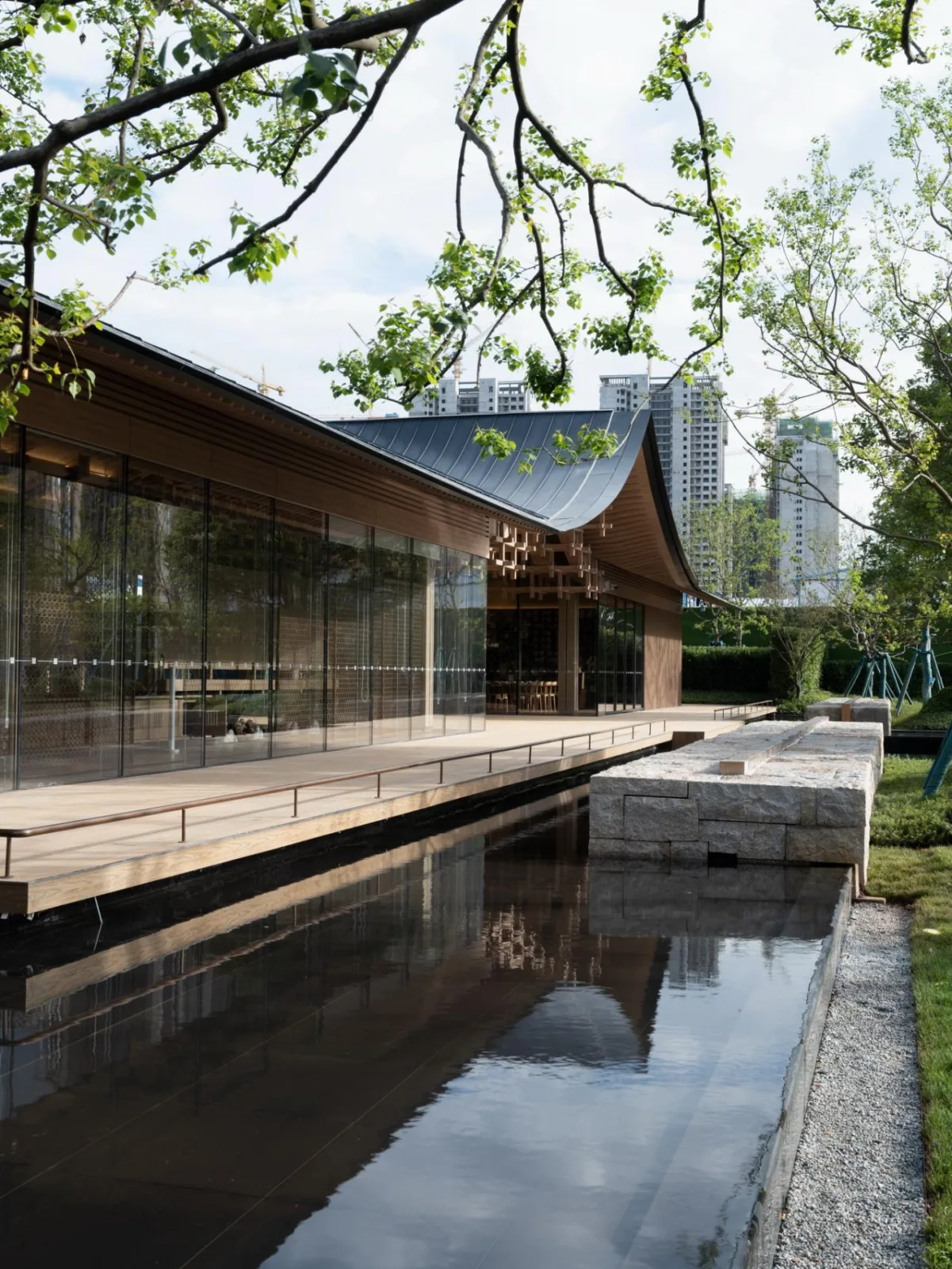 BIM Architecture | Kunming Caohai Wenxing Building Park Project/XAA Architecture Firm Zhan Tao Studio